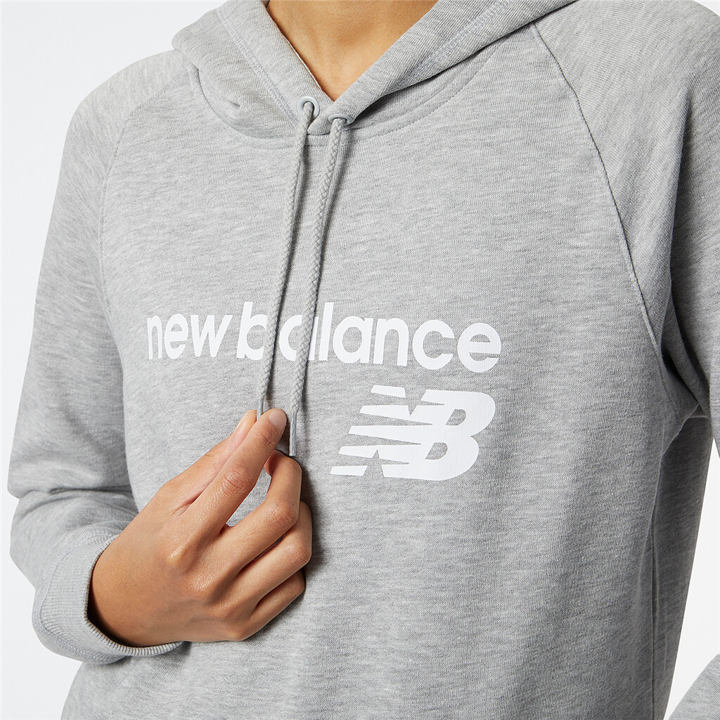 New Balance - W NB Classic Core Fleece Hoodie - athletic grey