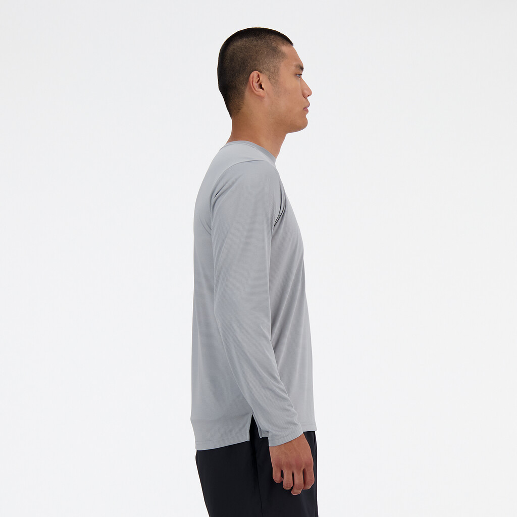 New Balance - New Balance Run Long Sleeve T-Shirt - slate grey