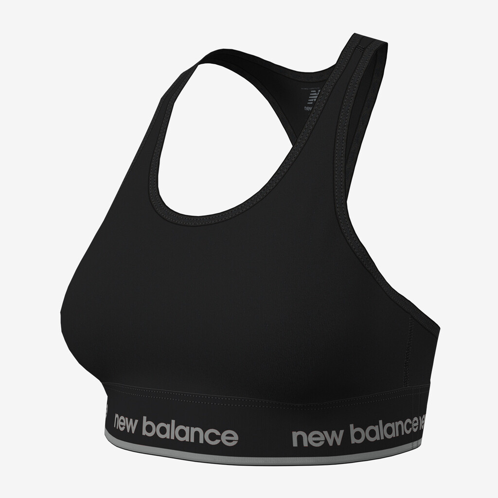New Balance - W Medium Support Sleek Pace Bra - black