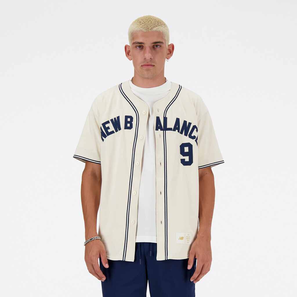 New Balance - Sportswear Greatest Hits Baseball Jersey - linen