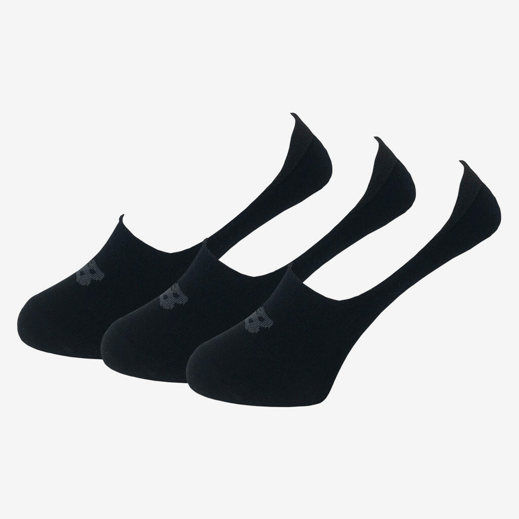 New Balance - NB PF Cotton Unseen Liner Socks 3 Pair - black