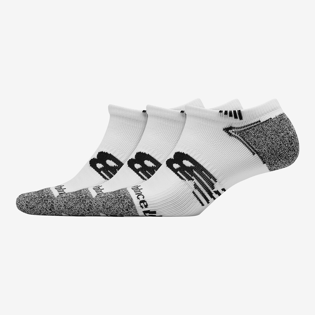 New Balance - NB No Show Run Sock 3 Pair - white