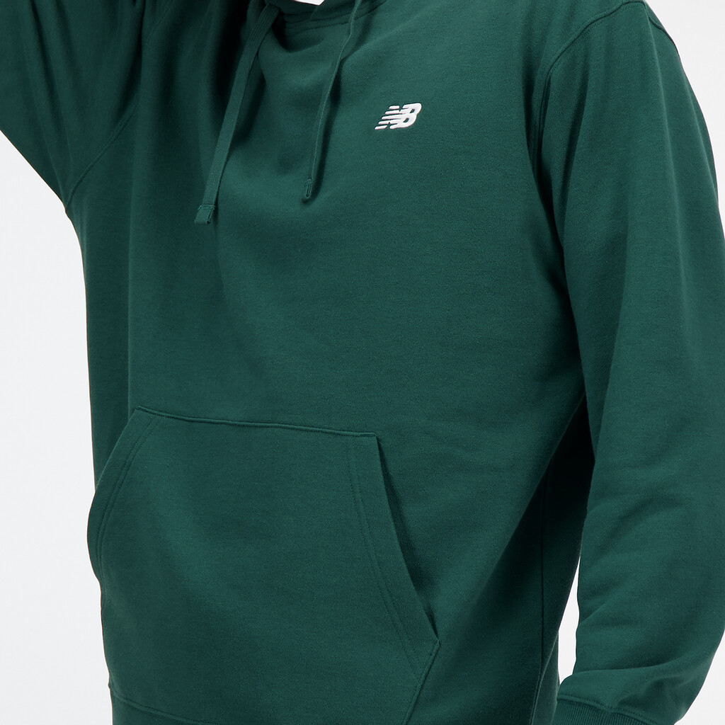 New Balance - Sport Essentials Small Logo French Terry Hoodie - nightwatch green