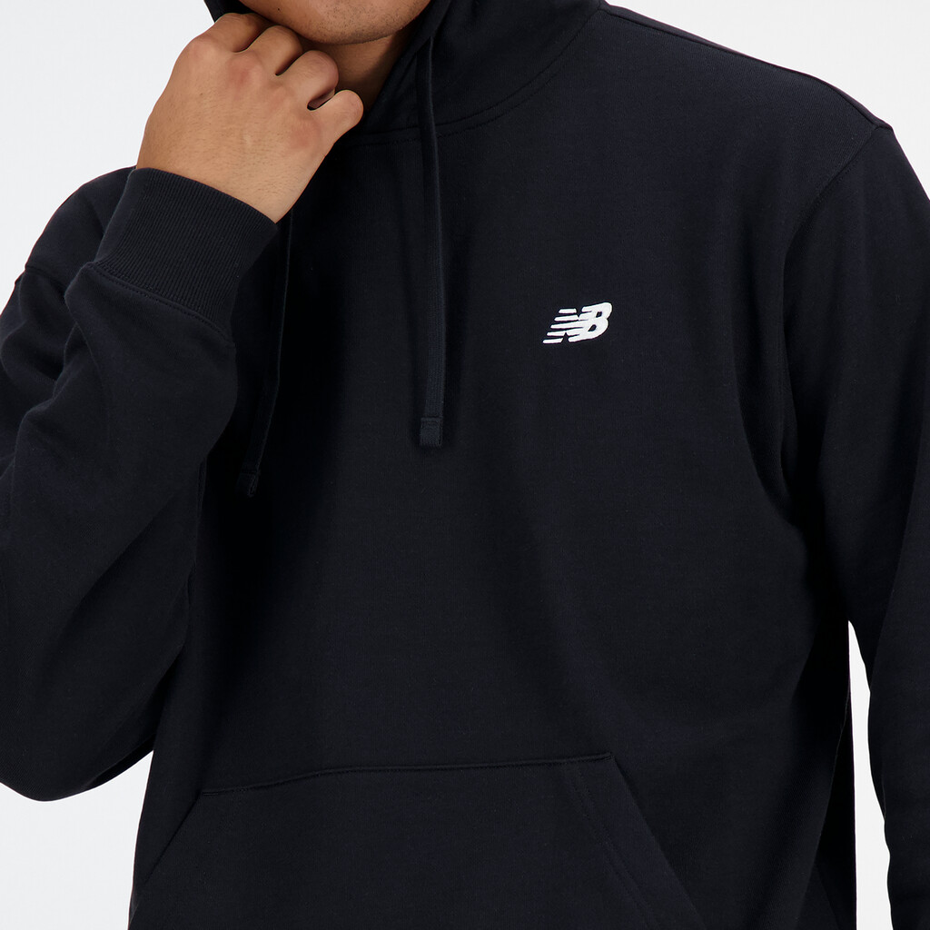 New Balance - Sport Essentials Small Logo French Terry Hoodie - black