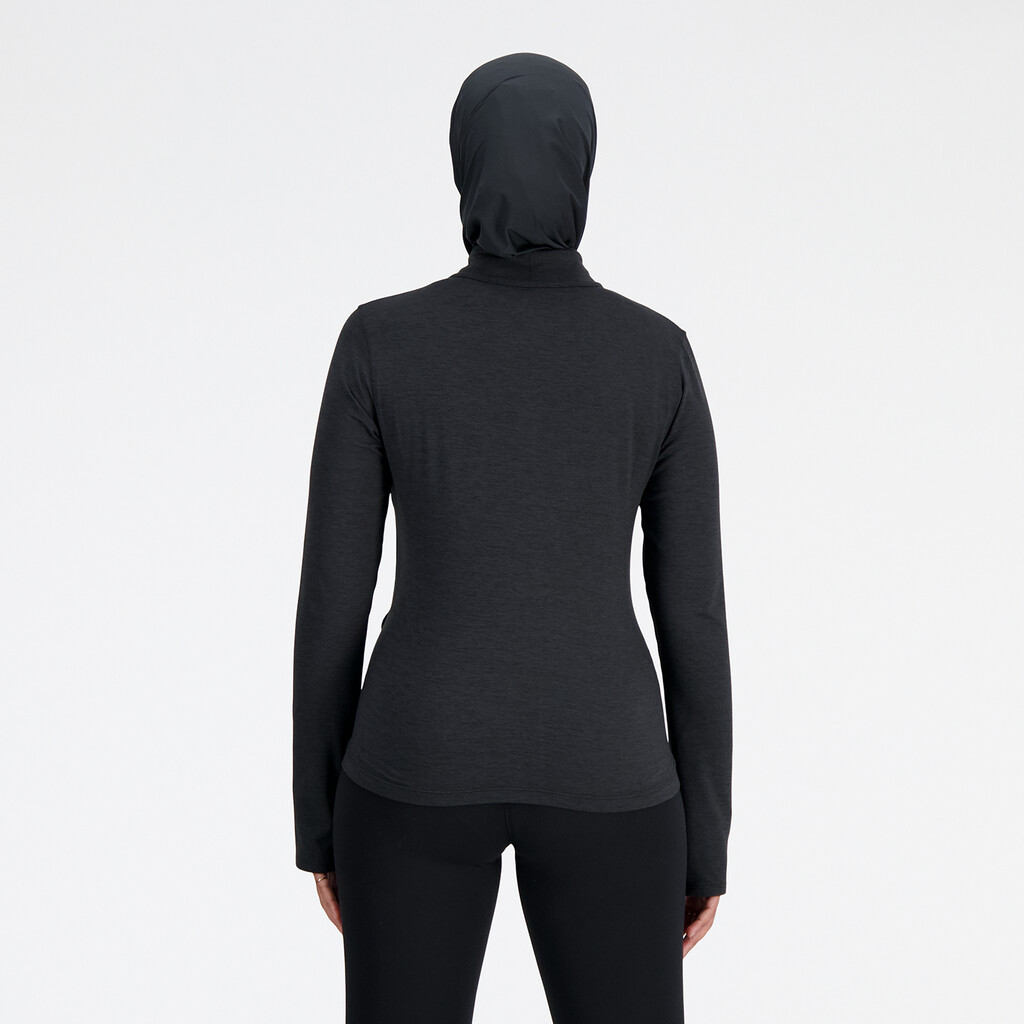 New Balance - W Space Dye Jacket - black heather