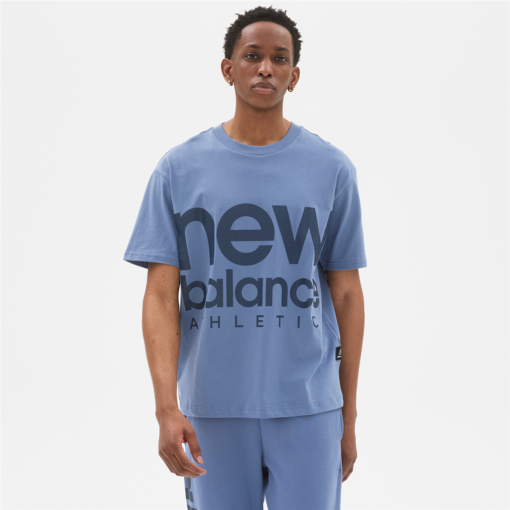 New Balance - NB Athletics Unisex Out of Bounds Tee - arctic grey