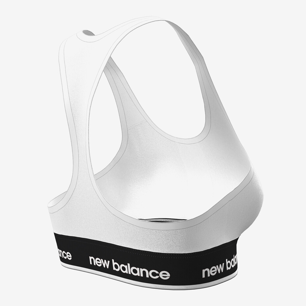 New Balance - W Medium Support Sleek Pace Bra - white