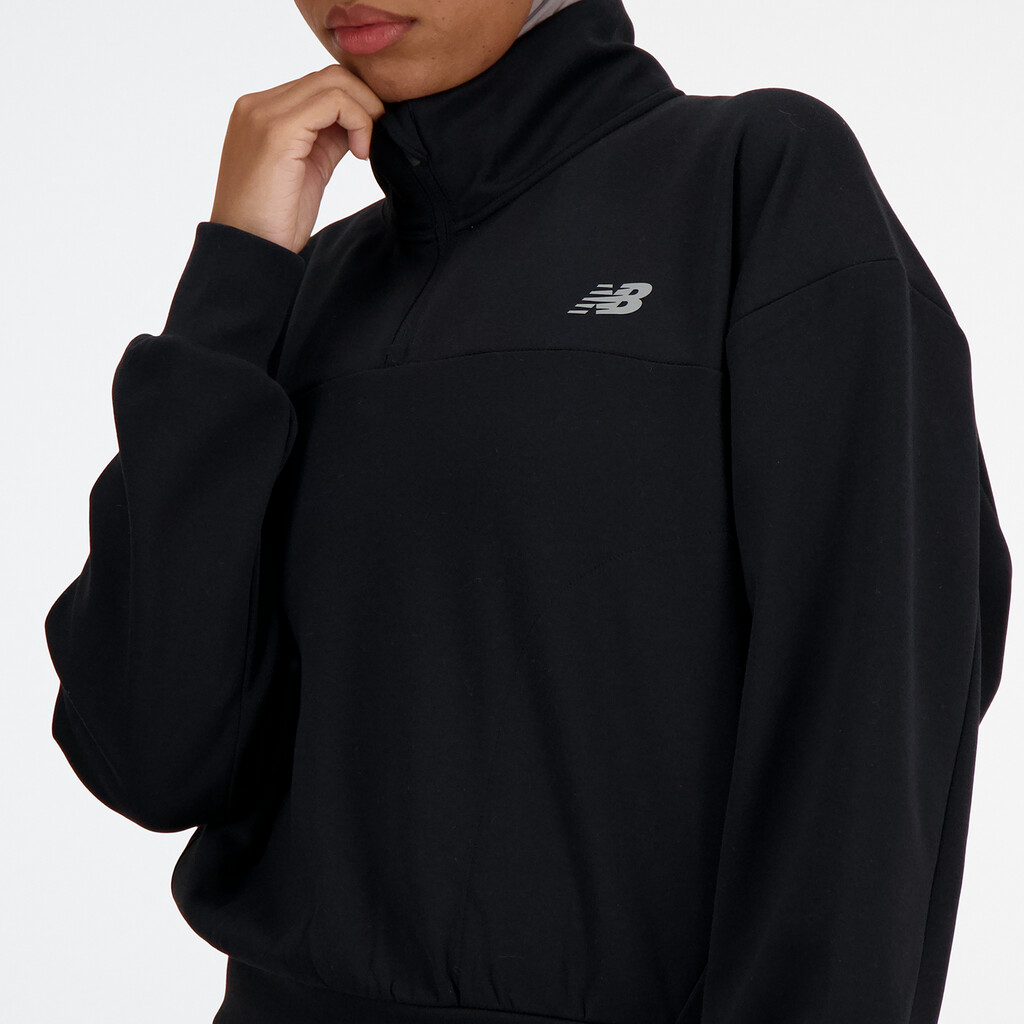 New Balance - W Triple Knit Spacer Pullover - black