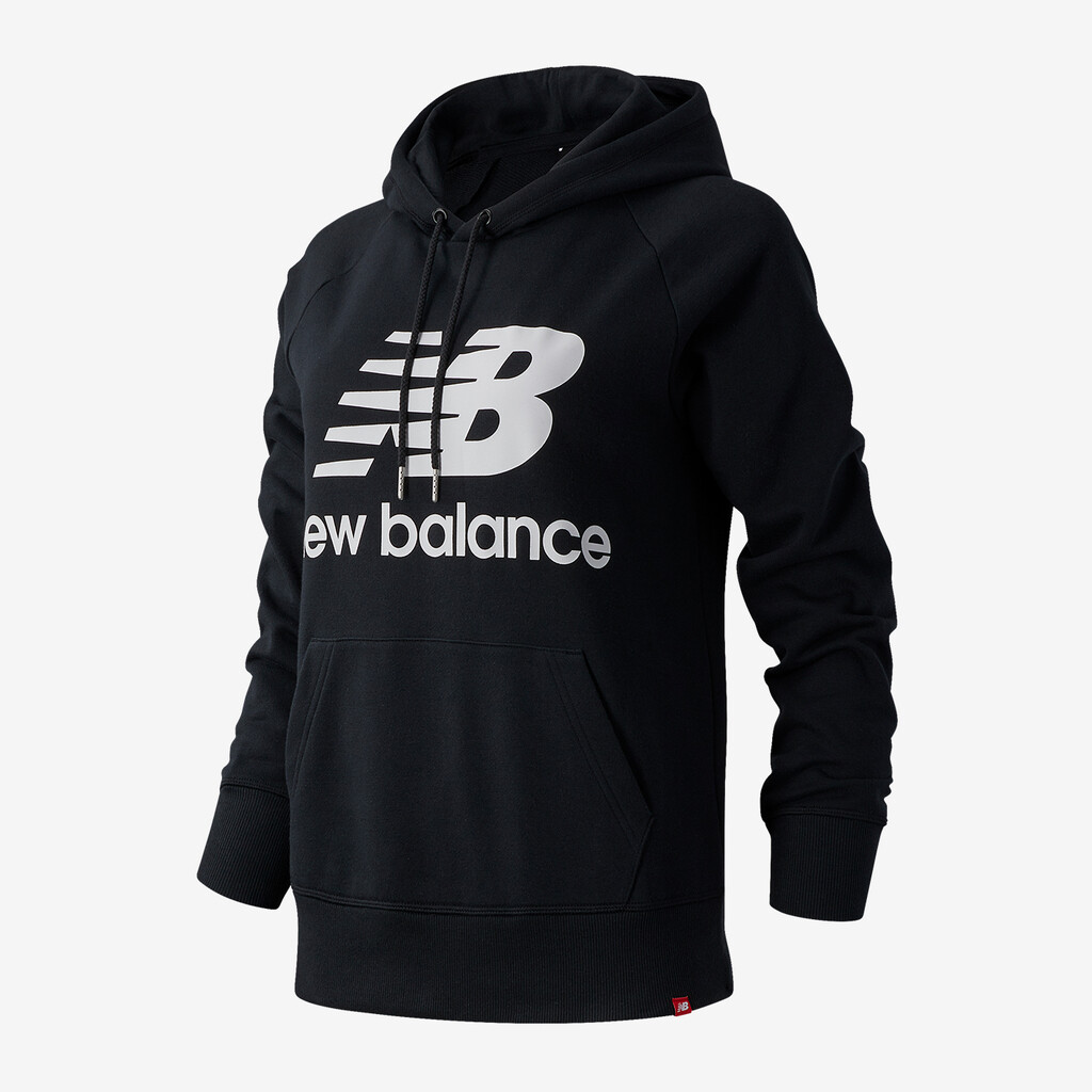 New Balance - W Essentials Stacked Logo PO Hoodie - black