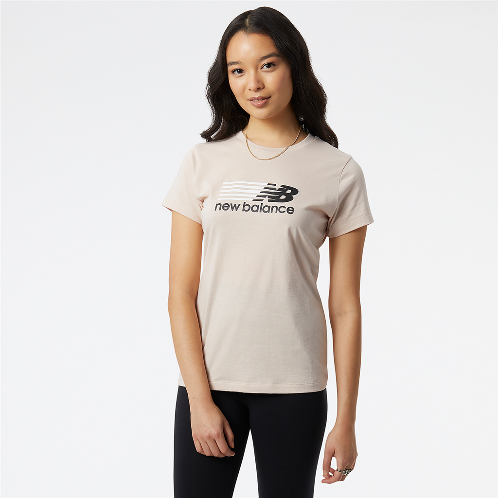 New Balance - W NB Classic Tee - dusted clay