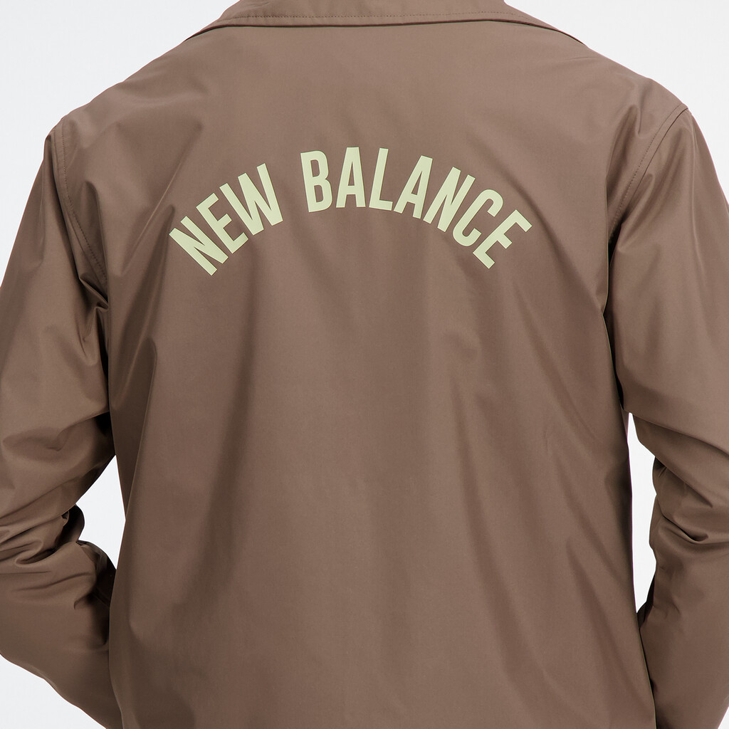 New Balance - NB Essentials Coaches Jacket - dark mushroom