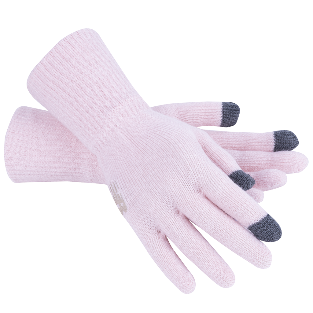 New Balance - NB Knit Gloves - pink haze