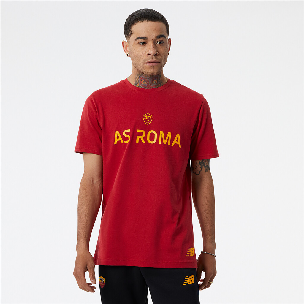 New Balance - AS Roma Graphic Tee 22/23 - red pepper