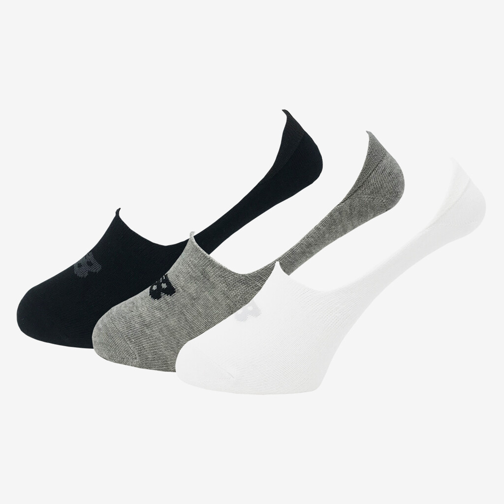 New Balance - NB PF Cotton Unseen Liner Socks 3 Pair - white multi