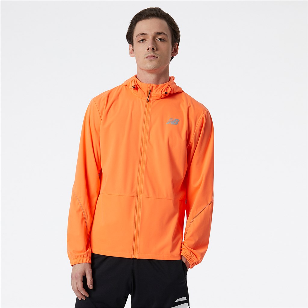 New Balance - Impact Run Water Defy Jacket - vibrant orange
