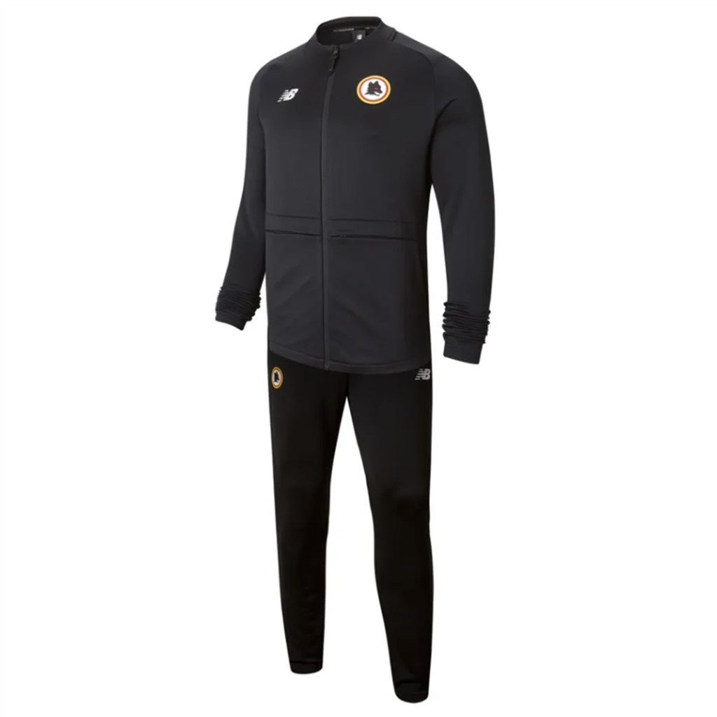 New Balance - AS Roma Travel Knitted Suit 21/22 - black