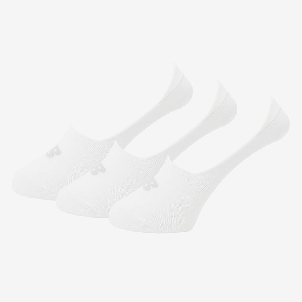 New Balance - NB PF Cotton Unseen Liner Socks 3 Pair - white