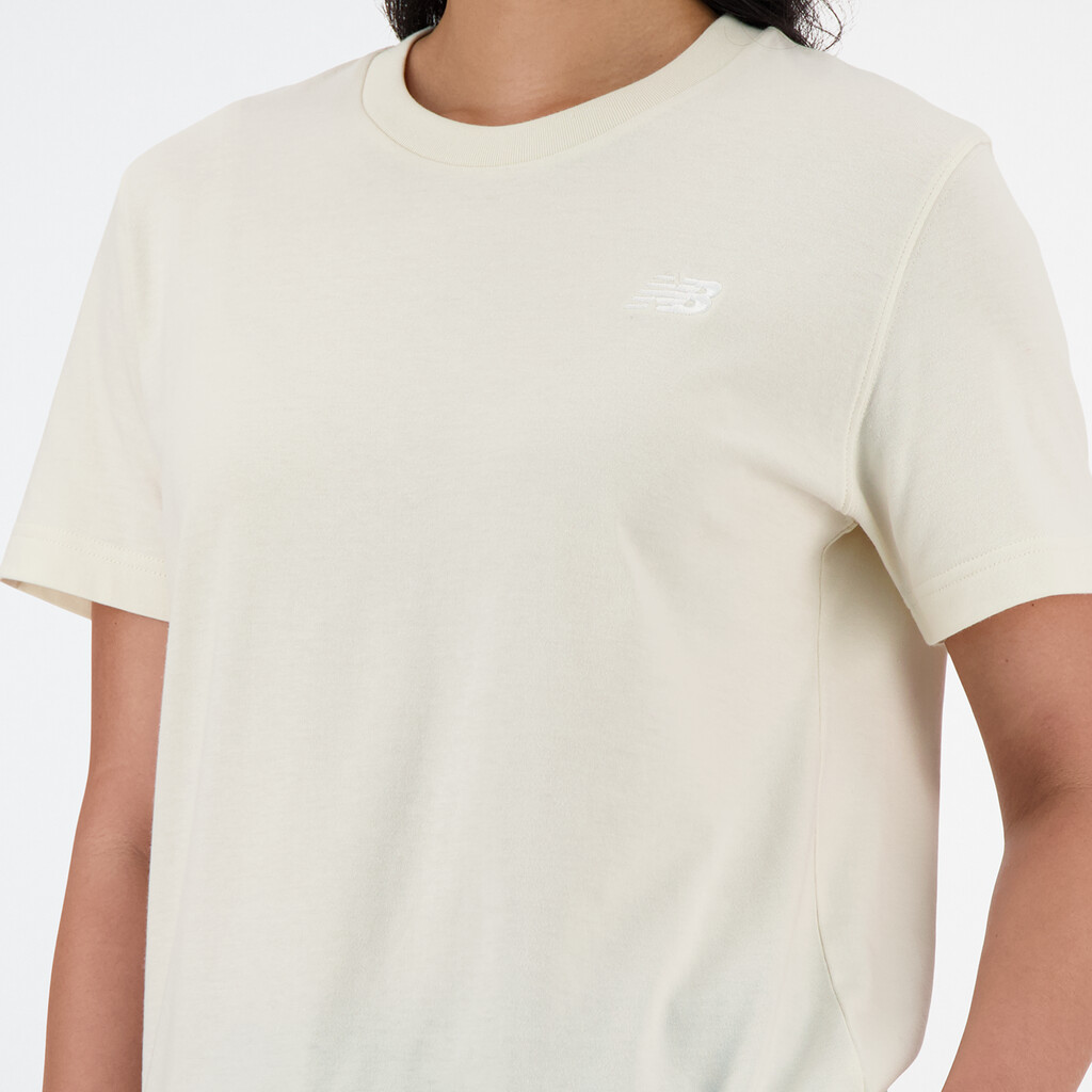 New Balance - W New Balance Jersey Small Logo T-Shirt - linen