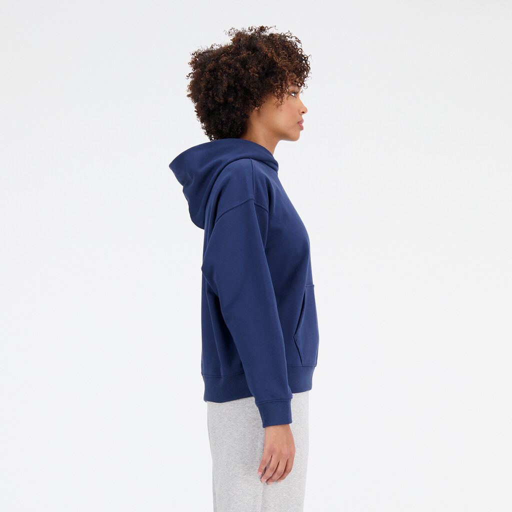 New Balance - W Athletics French Terry Oversized Hoodie - nb navy