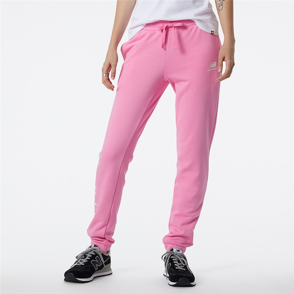 New Balance - W NB Essentials Celebrate Fleece Pant - vibrant pink