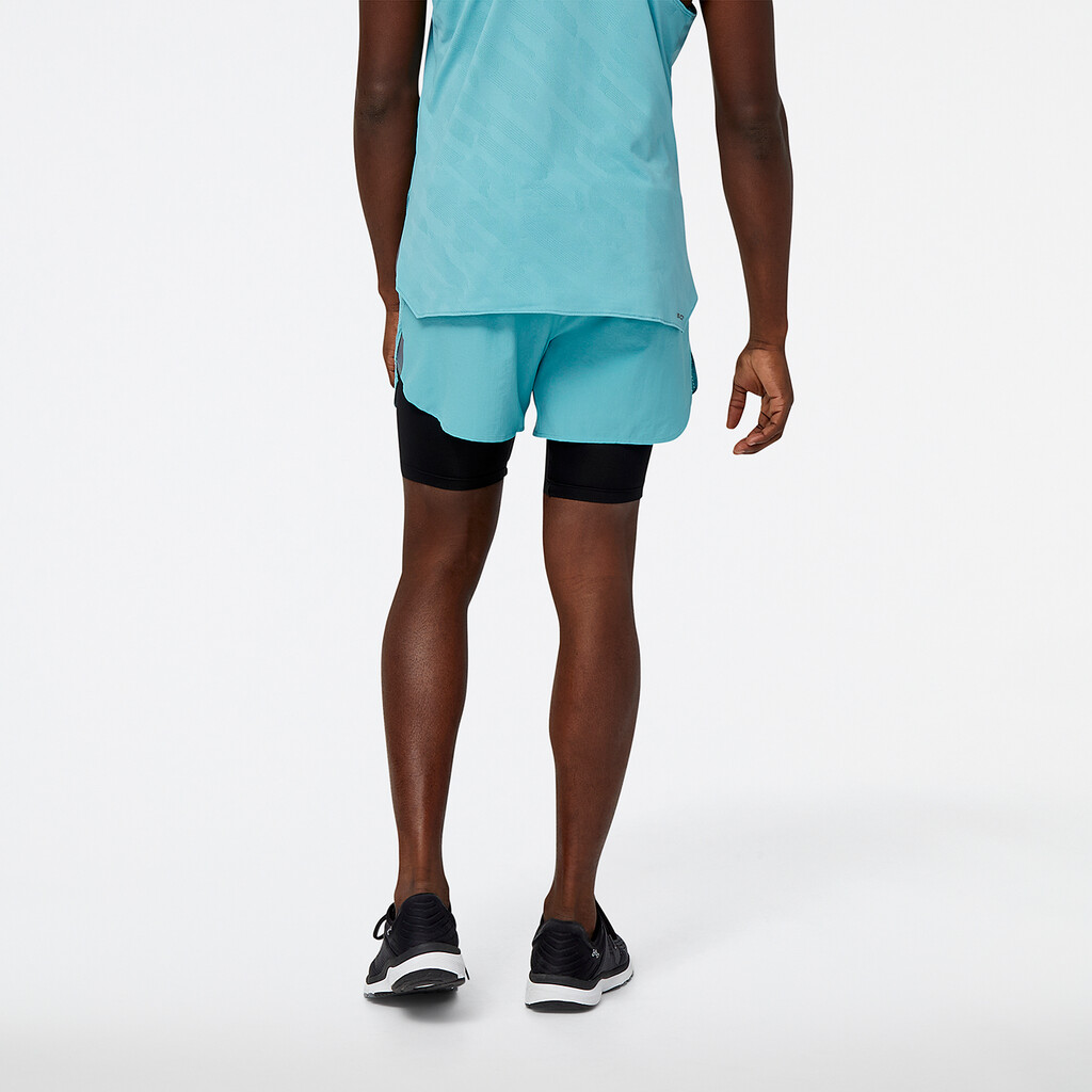 New Balance - Q Speed 5 Inch 2 in 1 Short - faded teal