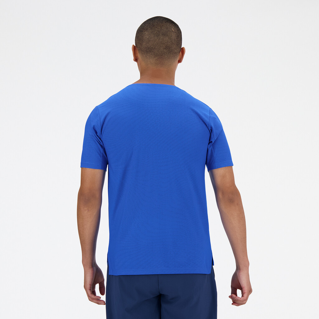 New Balance - Jacquard T-Shirt - blue oasis