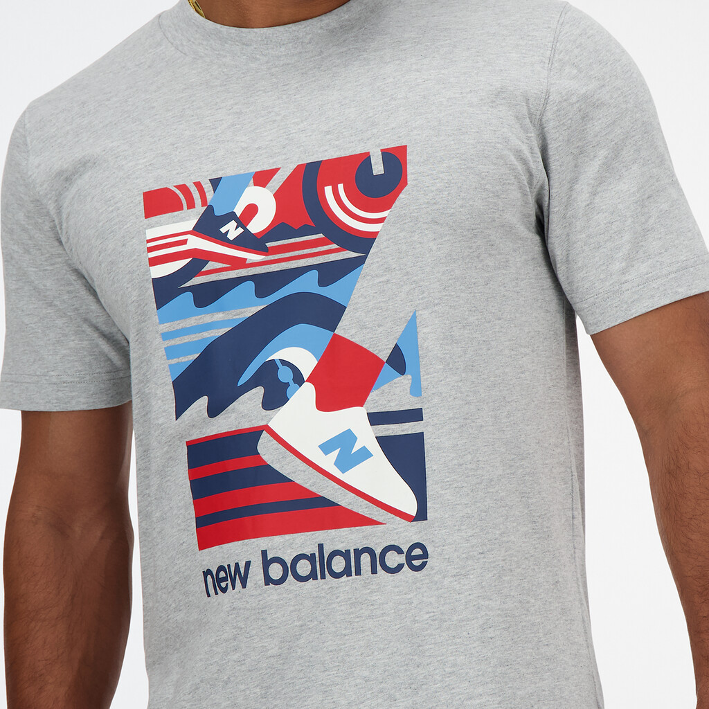 New Balance - New Balance Triathlon Tee - athletic grey