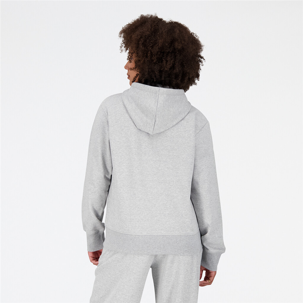 New Balance - W Essentials Stacked Logo Hoodie - athletic grey