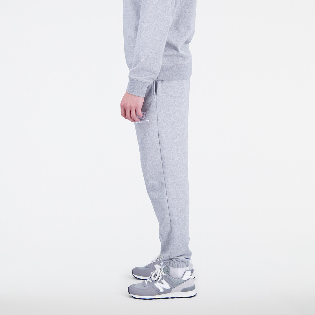 New Balance - Essentials Stacked Logo Sweatpant - athletic grey