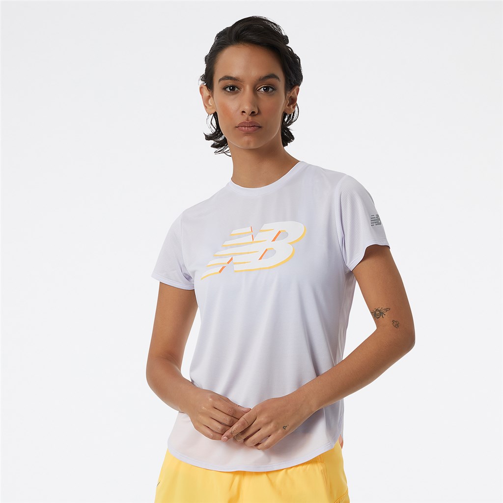 New Balance - W Graphic Accelerate Short Sleeve - libra