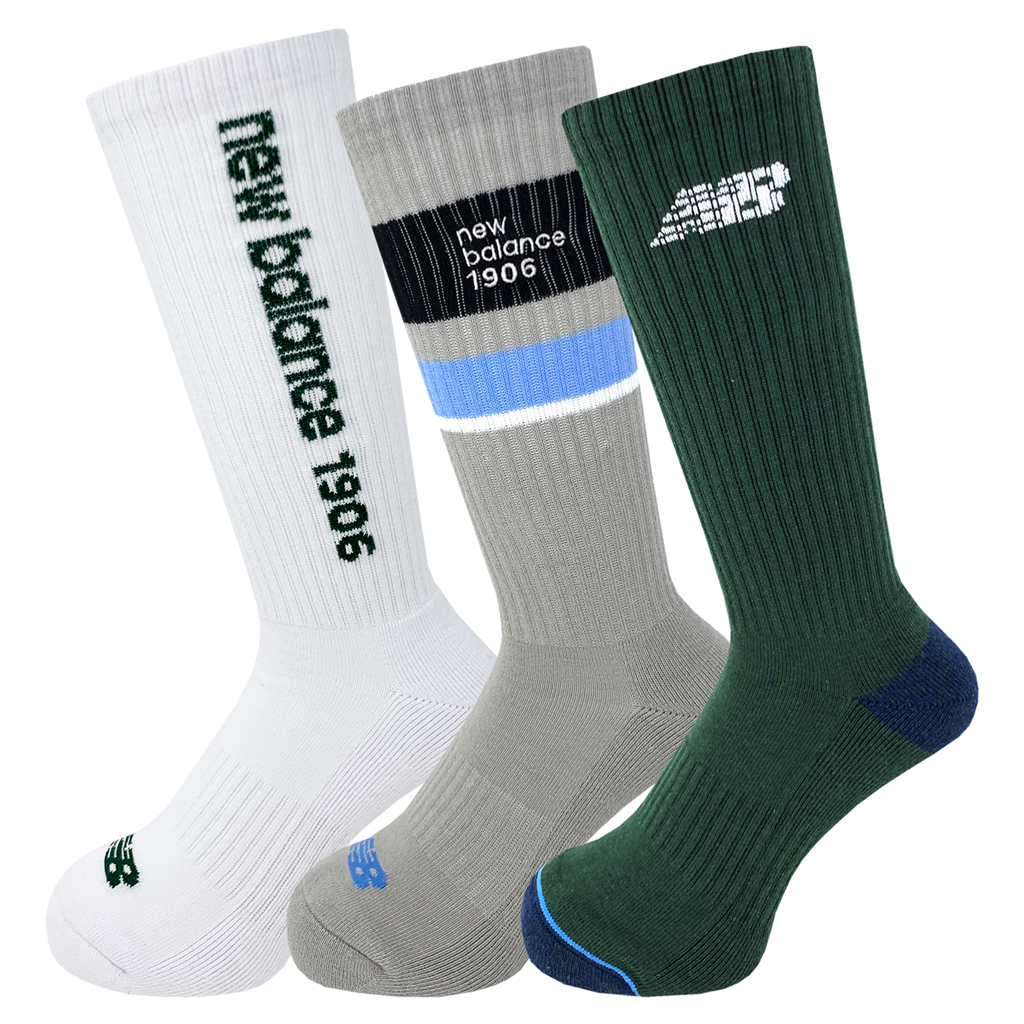 New Balance - Essentials Crew Sock 3 Pair - as1