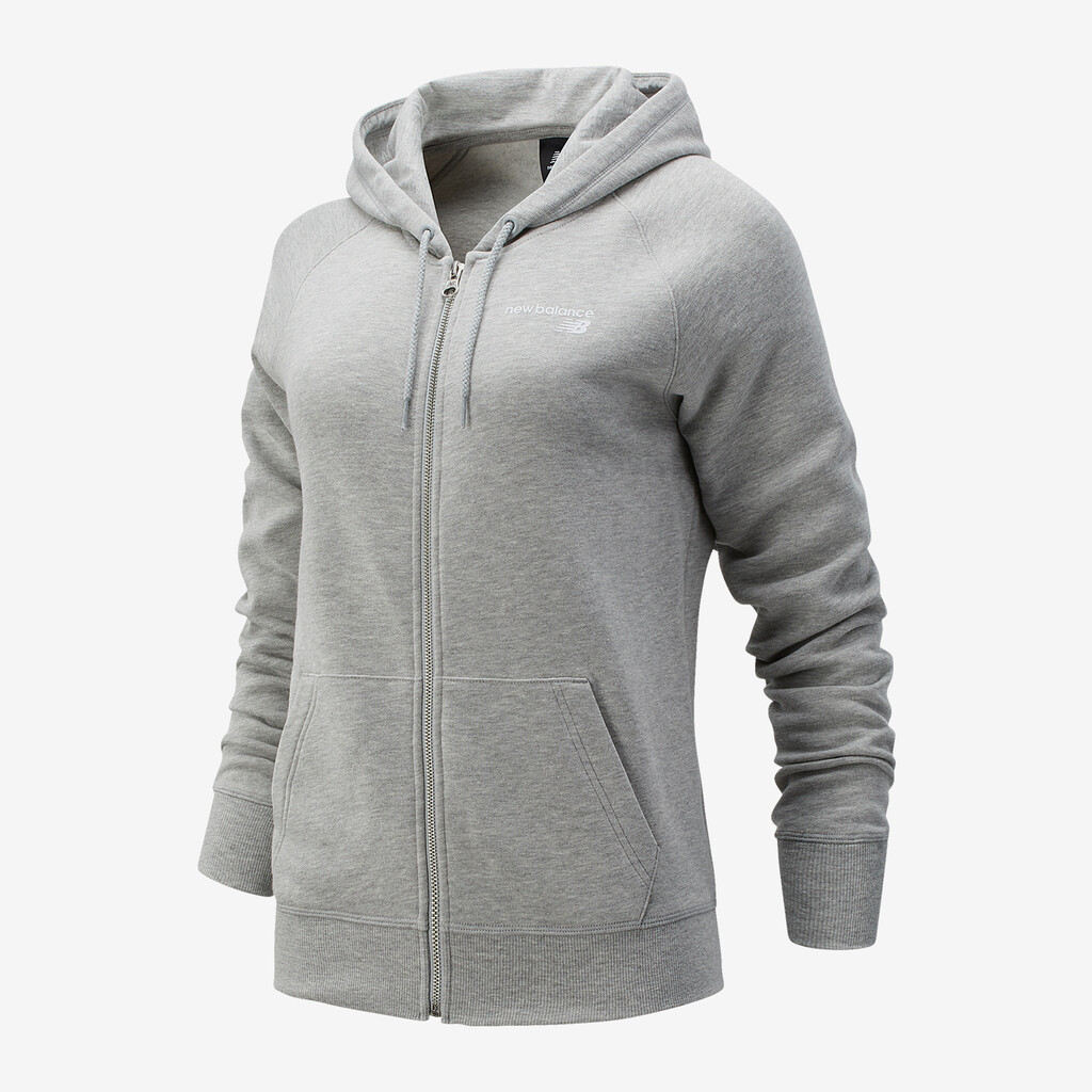 New Balance - W NB Classic Core Fleece Fashion Full Zip - athletic grey