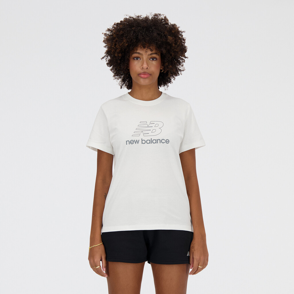 New Balance - W NB Sport Jersey Graphic T-Shirt - white