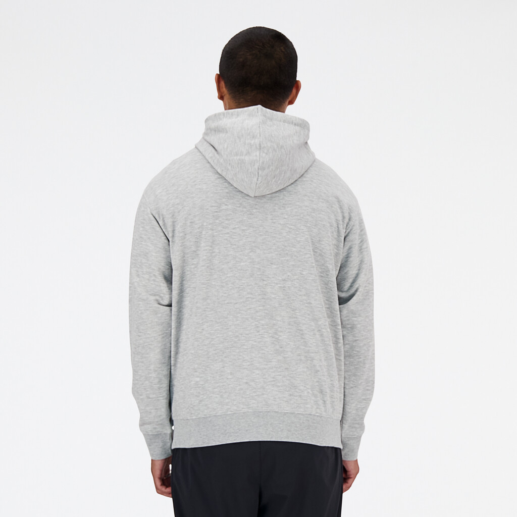 New Balance - Sport Essentials Small Logo French Terry Hoodie - athletic grey