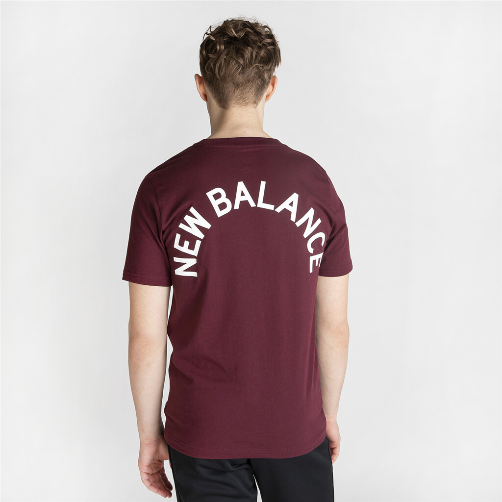 New Balance - NB Classic Arch Tee - burgundy