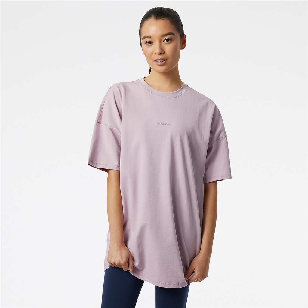 New Balance - W NB Athletics Nature State Short Sleeve Tee - violet shadow