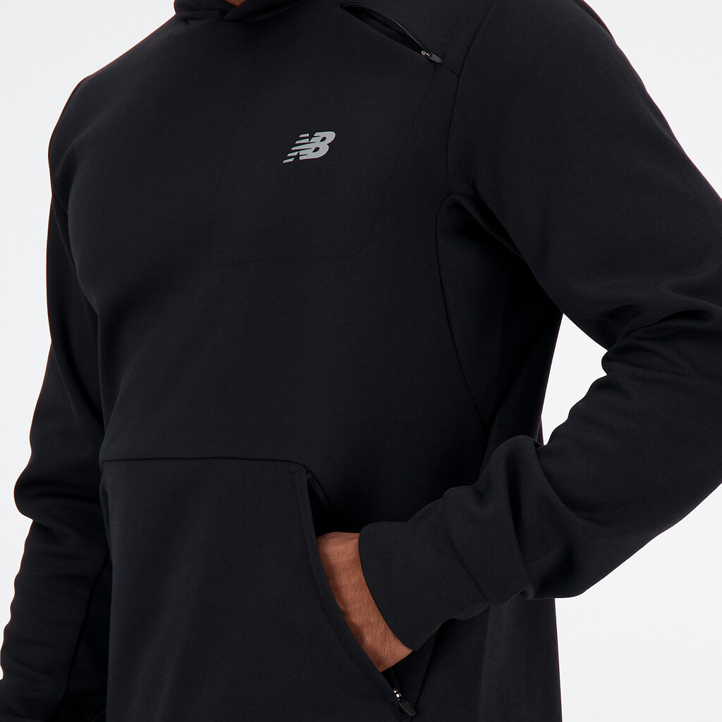 New Balance - Tech Knit Pull Over Hoodie - black