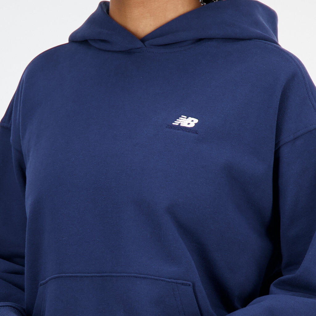 New Balance - W Athletics French Terry Oversized Hoodie - nb navy